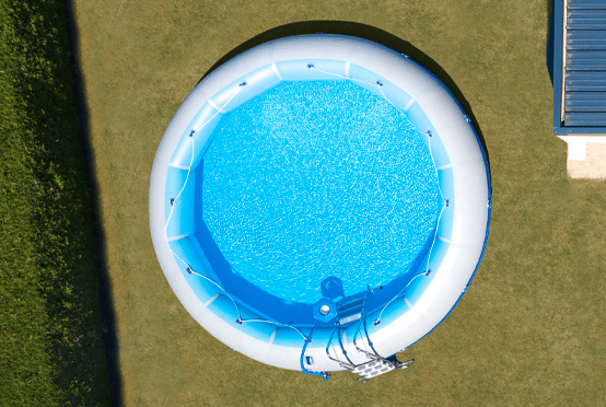 Vue du ciel piscine Winky