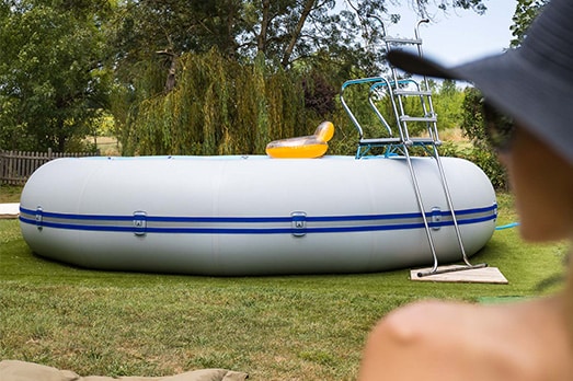 Vue d'une piscine Zodiac Original